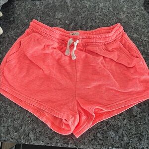 Aerie Coral Athletic Shorts